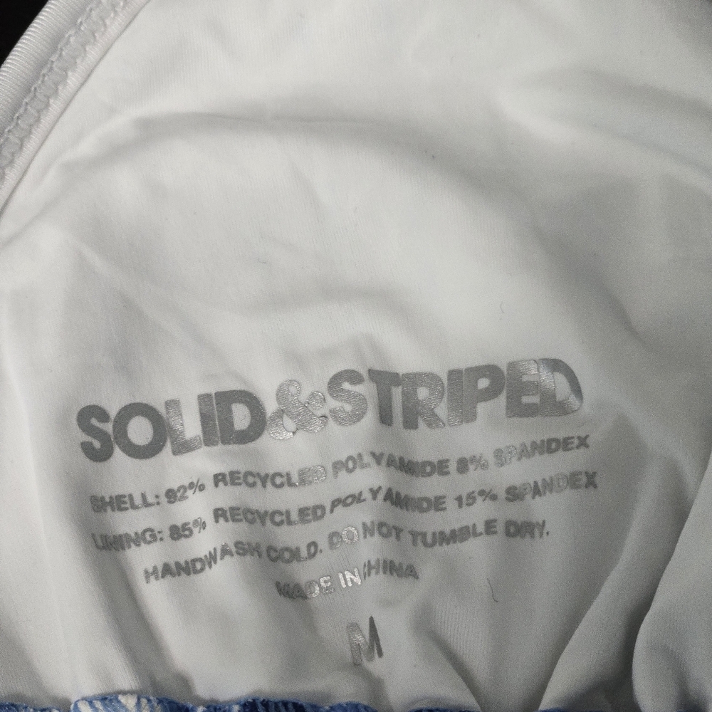 Solid & Striped Revolve Iris Bikini Top In Marina… - image 4